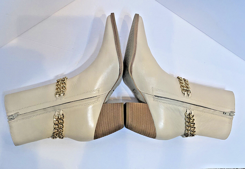 250 $ MATISSE Caty KETTENSTIEFEL Damen Größe 8 cremegold Kette neu ohne Karton - Bild 8 von 16