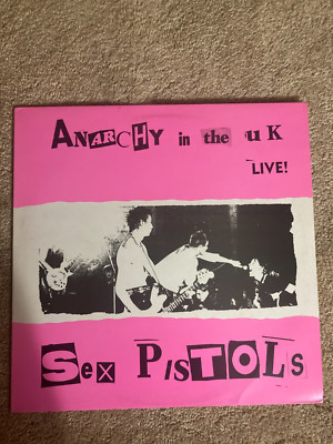 Sex Pistols - Anarchy In The U.K. Live! VINYL LP UK PRESSING Sex Pistols - Anarchy In The U.K. Live! VINYL LP UK PRESSING