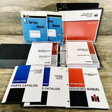 International 6588 6788 Tractor Service Parts Operators Manual Set Shop DT-466B