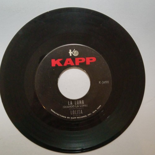 45 RPM Record   LOLITA  Sailor / La Luna Near Mint - Picture 2 of 3