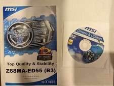 MSI Z68MA-ED55 B3 Manual Dri Manual Drivers and Utilities CD/DVD