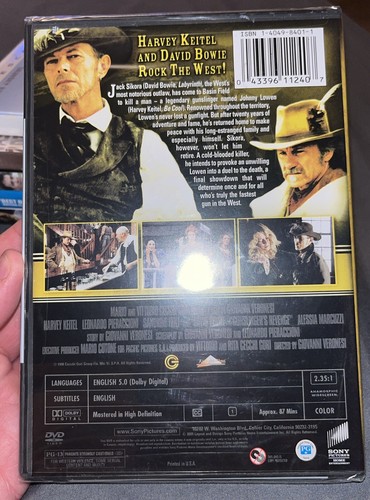 GUNSLINGER'S REVENGE DVD, David Bowie Harvey Keitel, Widescreen Western New 1998 - Picture 2 of 2