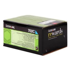LEXMARK 702C Toner cyan Standardkapazität 1.000 Seiten 1er-Pack return program 7