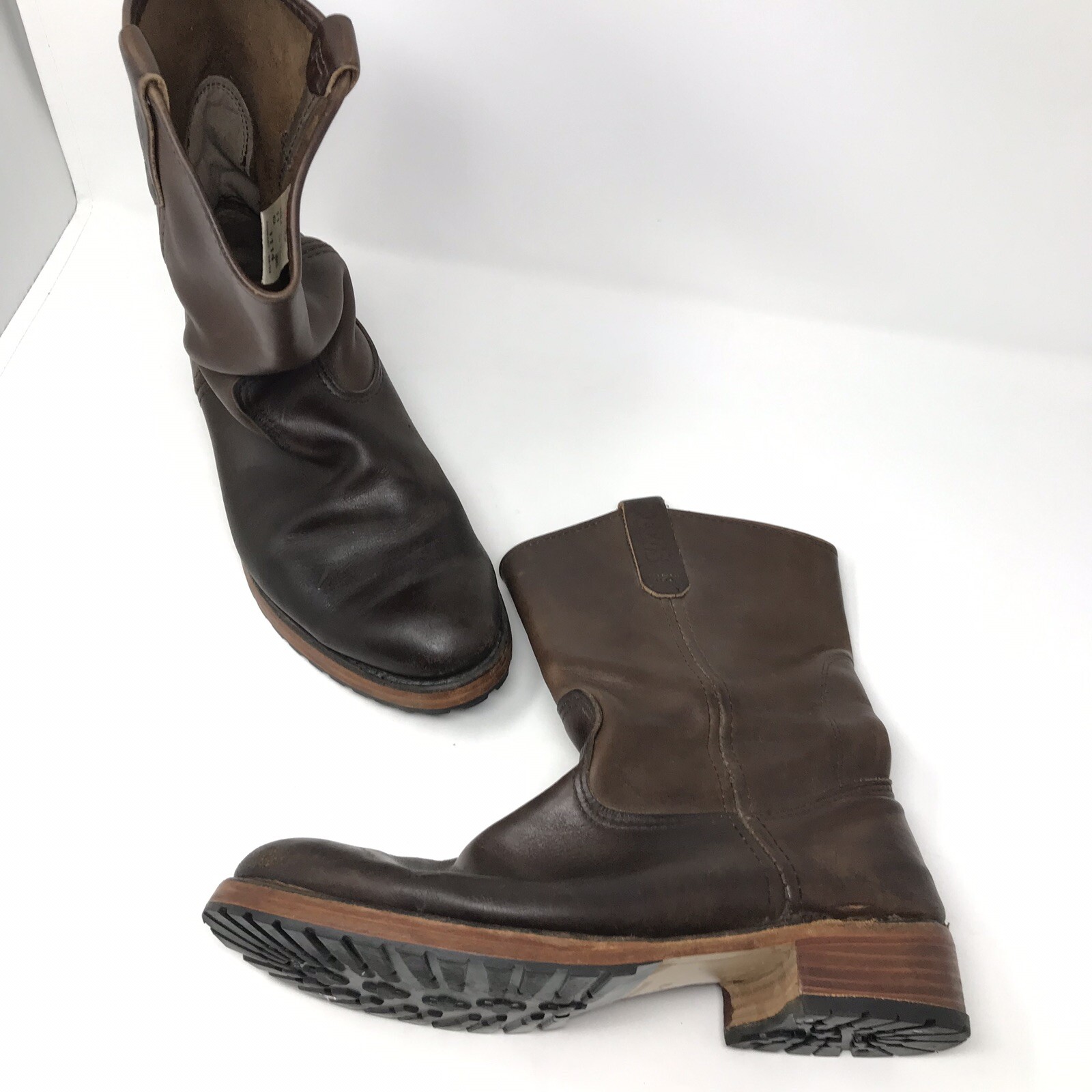 Pegos Mens stivali 1114 Marroneee Leather Dimensione 11 D Wooden Platform Pegos Mens stivali 1114 Marroneee Leather Dimensione 11 D Wooden Platform