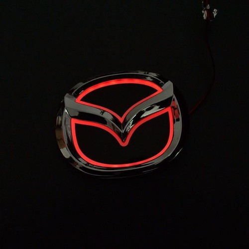 5D Red LED Car Tail Logo Badge Emblem Light Lamp For Mazda8 CX7 Mazda3 Mazda2 - Picture 1 of 4