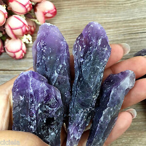 50g-Natural-Purple-Crystal-Amethyst-Rock-Stone-Quartz-Point-Mineral-Specimen