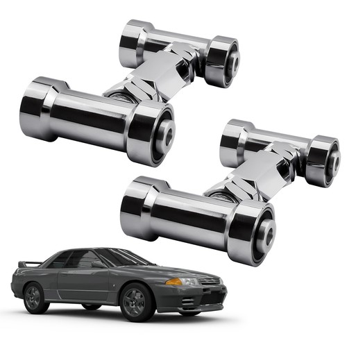 Pair Front Upper Camber Control Arms for Nissan 300ZX Z32 90-96 Caster Pillow - Picture 3 of 12