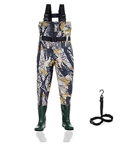 Ouzong Chest Waders for Kids, Lightweight Cleated Assorted Colors , Sizes - Picture 1 of 15