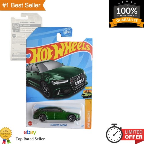 Limited Edition 1:64 Audi RS 6 Avant Model in Green - Die-Cast Collectible