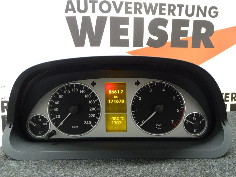 Tacho Kombiinstrument MERCEDES B-180 W245 Bj08 171.678km 1694403211 0263643414 - Bild 2 von 4