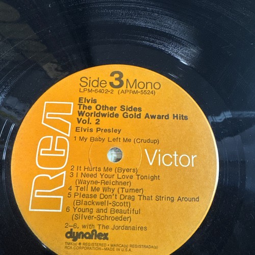 ELVIS LPM-6402 The Other Sides WORLDWIDE HIT VOL 2 no inserts Missing Record 1-2 - Picture 6 of 24