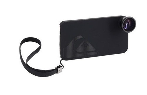 QUIKSILVER Coque quiksilver pour iPhone 4/S - Noir Coque avec lentille fish-eye - Zdjęcie 2 z 2