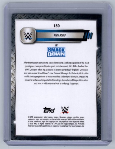 2025 Topps Chrome Wwe Base #1-200 Pick Your Card Complete Your Set - Picture 273 of 363