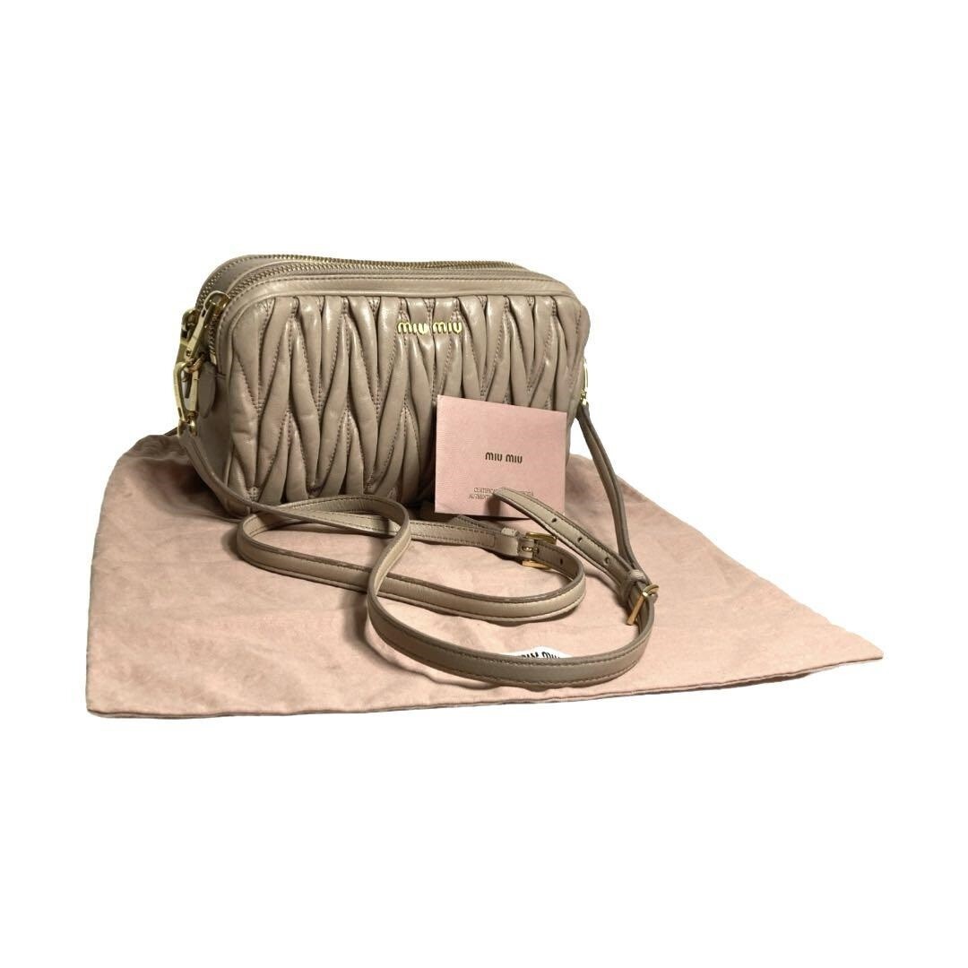 Miu Miu Matelasse Mini Leather Shoulder Bag Crossbody Bag Miu Miu Matelasse Mini Leather Shoulder Bag Crossbody Bag