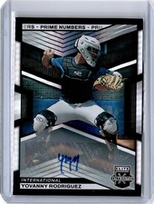 2023 Elite Extra Edition Prime Numbers Yovanny Rodriguez Auto 158/200 (B34) Mets