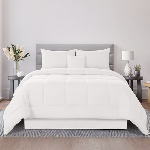 5 Piece Comforter Set Bed in a Bag All Season Reversible Bedding Comforter Set - Picture 81 of 93