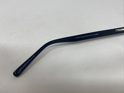 TONY FERRARA TF1118 MATTE BLACK 53/18/145 FLEX HINGE EYEGLASSES :W50 - Picture 7 of 9