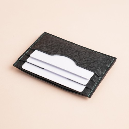 Lizard mix Epsom Leather Card Holder - Gecko Lizard - Picture 16 of 29