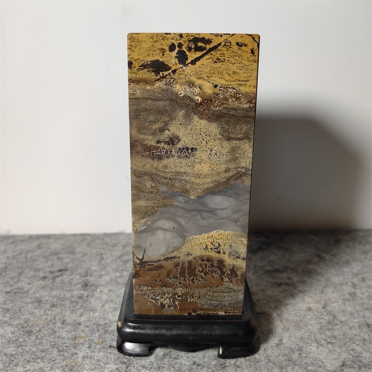 3.55 LB Natural Chinese Painting Stone Quartz Crystal signet