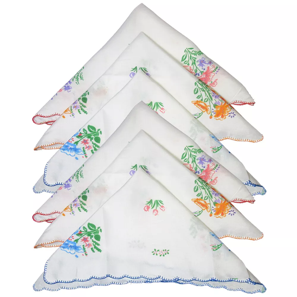 Monogrammed ladies hankies sales handkerchiefs