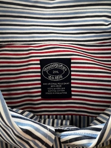 Brooks Brothers Herren Langarm Hemd mit Knopfleiste Größe: 2XL - Bild 1 von 2