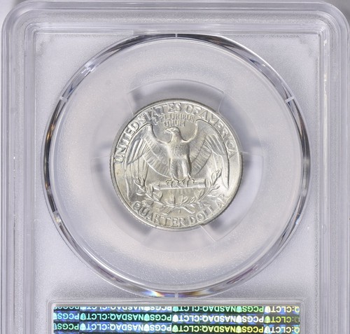 1938 S Washington Quarter PCGS MS66 Secured Holder Die Crack Error - Picture 2 of 2