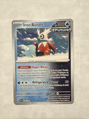 ●REINFORCMENTS RARE！ Pokémon Iron Valiant ex Secret Rare Paradox Rift English 261