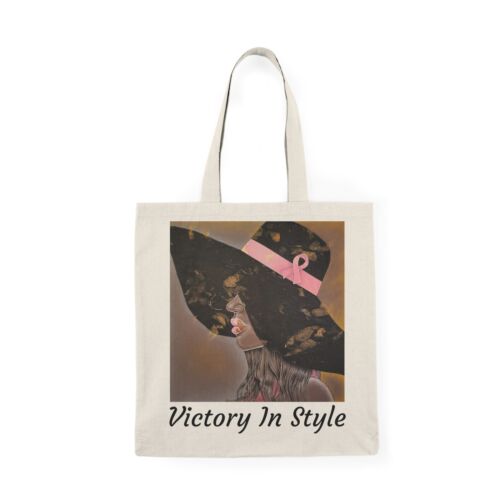 BREAST CANCER AWARENESS Natural Tote Bag - Picture 2 of 6