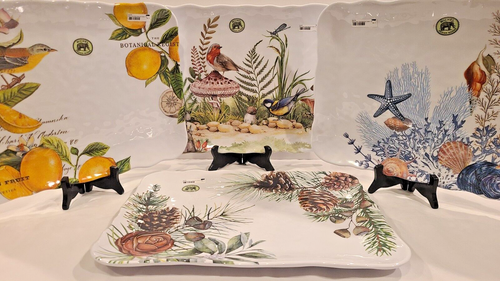 NEW MICHEL DESIGN WORKS Melamine Serveware Cookie Trays