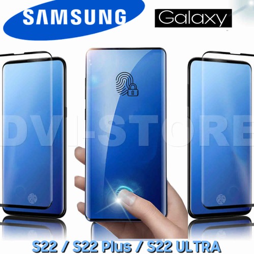 5D Ultraschall Hartglasfolie für Samsung Galaxy S22 / PLUS / ULTRA - Bild 1 von 12