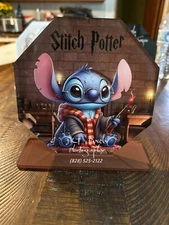 custom acrylic sign handmade in the USA  6" standup w/Base 