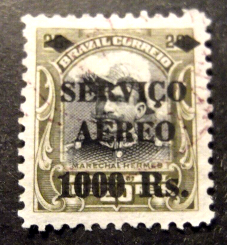 Brazil-1927-3 x 20R O/P "Servico Aereo 1000R"-Used - Picture 2 of 5