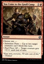2021 Adventures In The Forgotten Realms MTG You Come to the Gnoll Camp #168