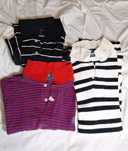 3 Vintage 90er Polo Ralph Lauren Herren Poloshirt mit großem Kragen - Bild 1 von 17