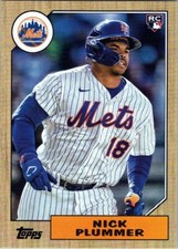 2022 Topps Archives #208 Nick Plummer RC New York Mets