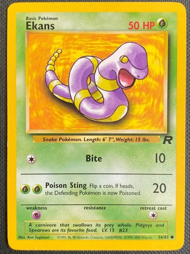 Team Rocket Pokemon Cards (YOU CHOOSE) bundle Common Uncommon Dark set 1999 wotc - Picture 27 of 50