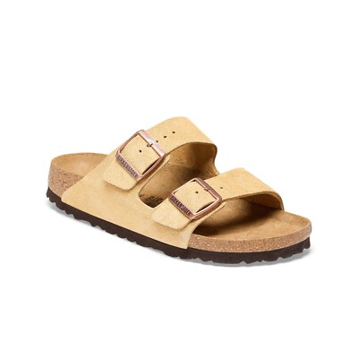 Birkenstock Arizona Suede Leather (Latte Cream) Men display picture 2