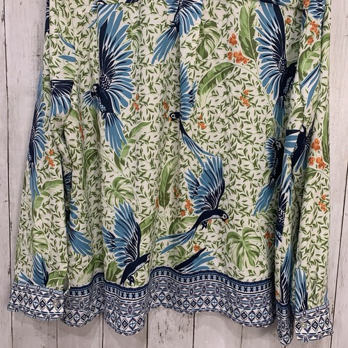 NWT Alex Marie Women’s Long Sleeve Boho Top Blouse Birds XXL Nature Button Front - Picture 19 of 20