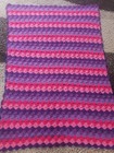 vintage crochet afghan blanket