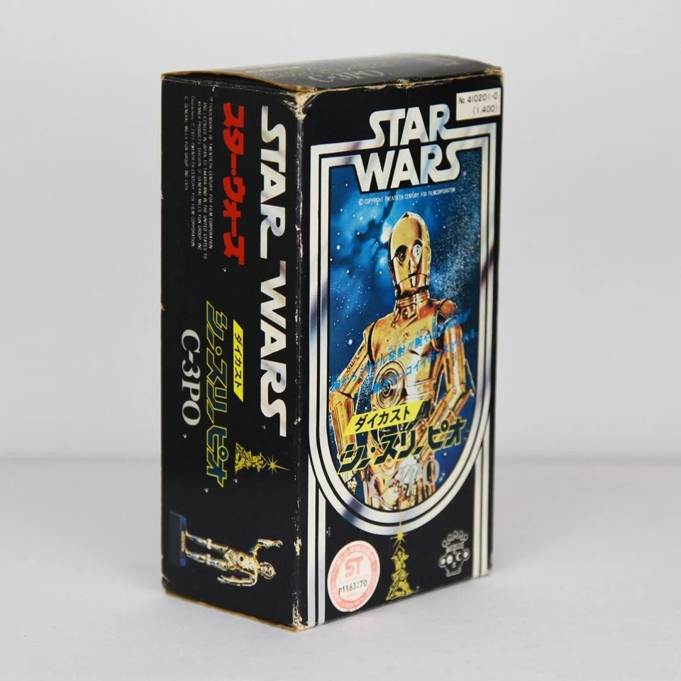 Juego de figuras Takara Diecast Die Cast C-3PO R2-D2 CASI COMO NUEVO Star Wars 1978 Japón Foto 3 de 4
