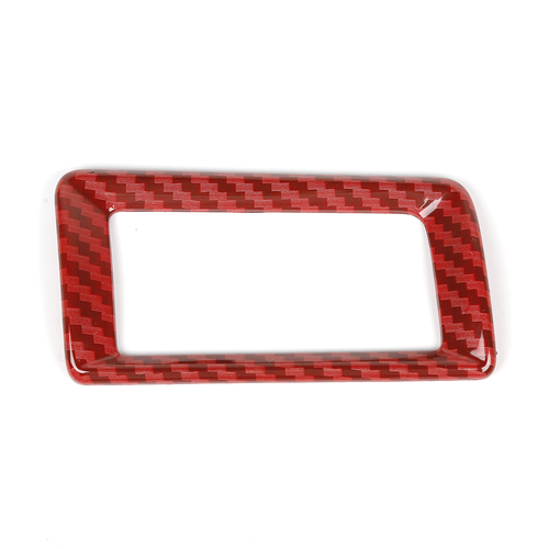 Center Console Air Vent Outlet Cover Trim Frame for Dodge Ram 2010-17 Red Carbon - Picture 7 of 8