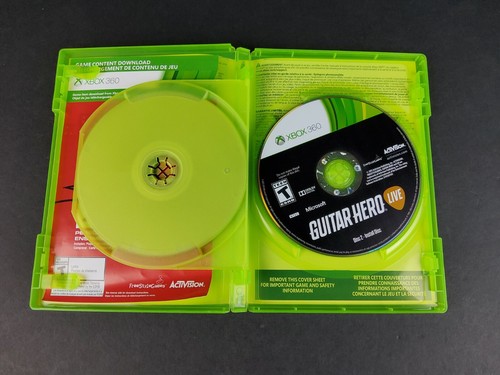 Discos de juego Guitar Hero Live (Microsoft Xbox 360, 2015) con estuche PROBADO - Imagen 5 de 8