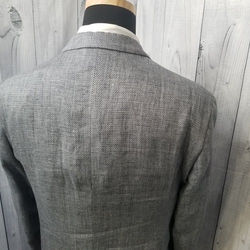 Abboud Men's 42r Casual Blazer Unstructured Sport Coat Ticket Pocket 100% Linen - Picture 6 of 19