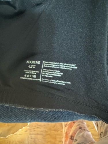 Adore Me BH 44G Grau Satin Bügel Vollbesatz Comfort Plus - Bild 6 von 7