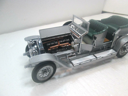 1986 Franklin Mint Diecast Model Car 1:24 1907 Rolls Royce Silver Ghost IOB/COA - Picture 4 of 10