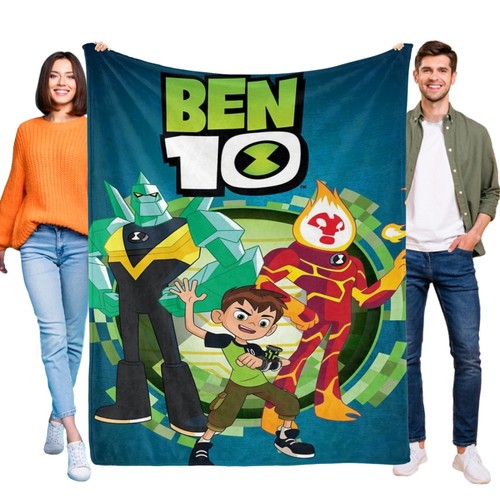Ben 10 Flannel Blanket Soft Bed Sofa Couch Office Throw Birthday Gift for Kids - Picture 6 of 16