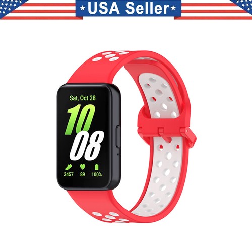 Silicone Band Strap Replacement For Samsung Galaxy Fit 3 SM-R390 Watch - Picture 23 of 33