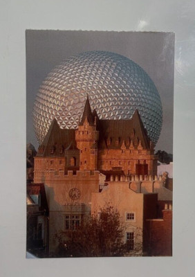 Walt Disney World vintage postcards 22 Epcot Center slight damage back & edge