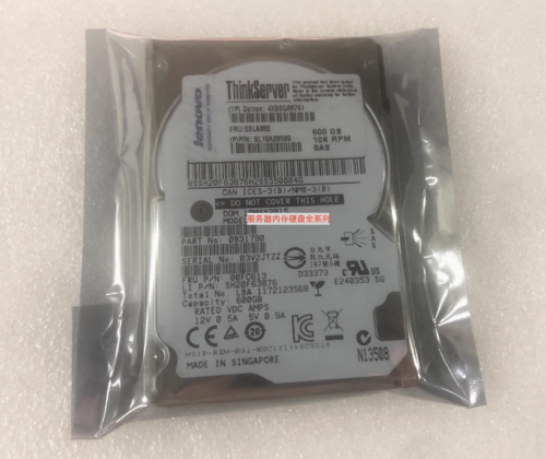 Lenovo ThinkServer 00LA880 4XB0G88761 600GB 10K SAS 3.5'' Hard Drive HDD - Picture 2 of 5