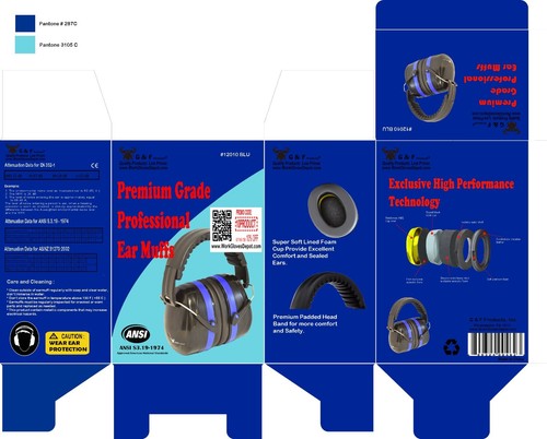G & F NRR 26dB up to 41dB Safety Ear Muffs Highest NRR for Shooting Adjustable - Picture 3 of 17